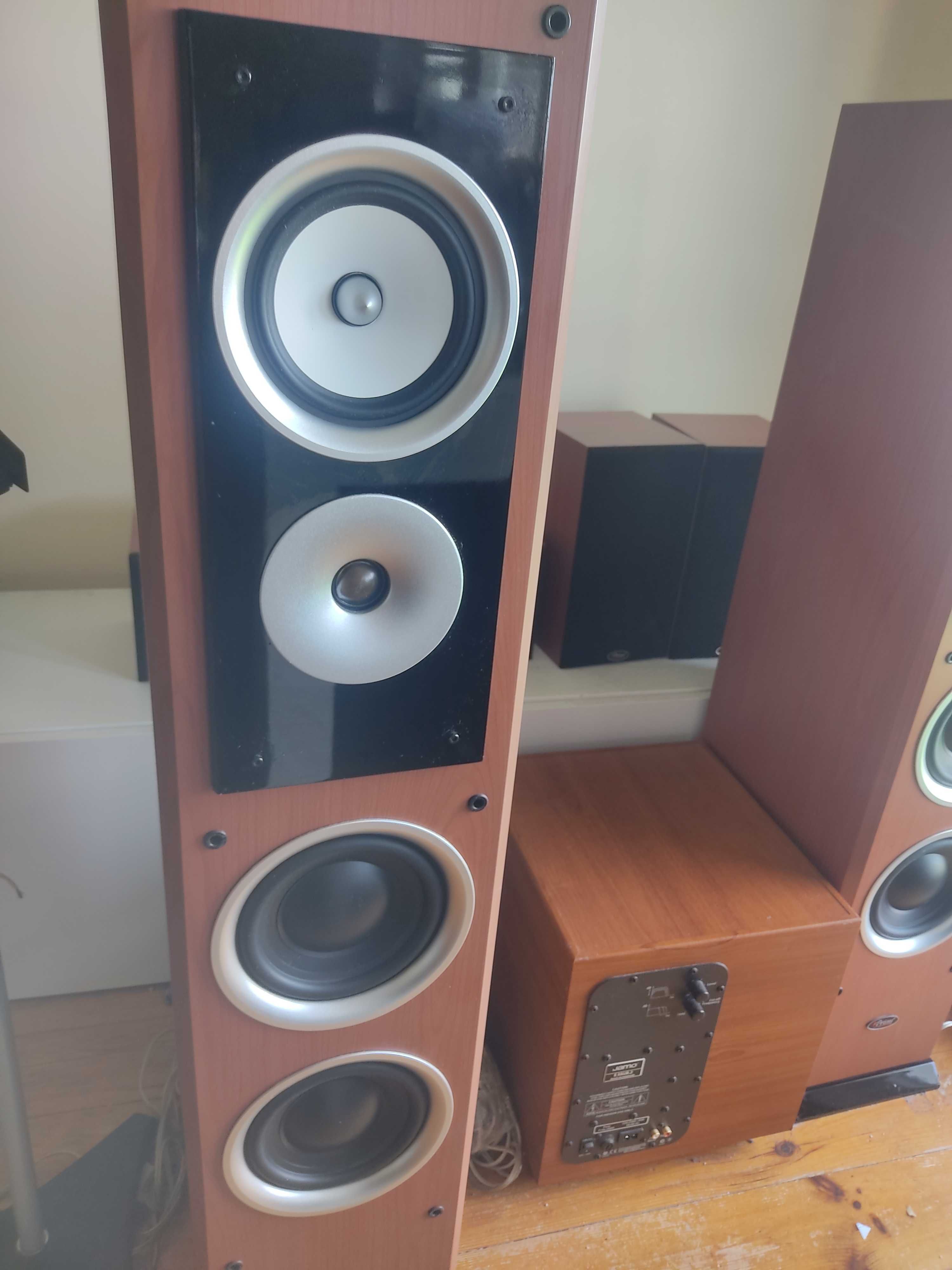 Zestaw głośników do Kina Domowego 5.1 Prism Emerald i Subwoofer Jamo