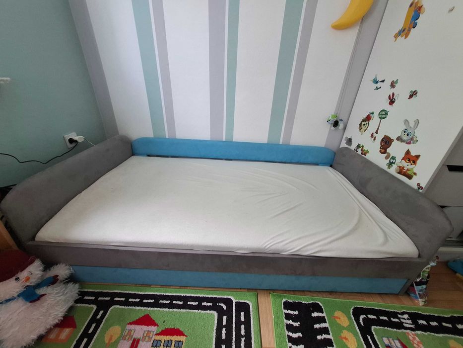 ŁÓŻKO dziecięce, tapicerowane Baby Comfort 90x180 cm