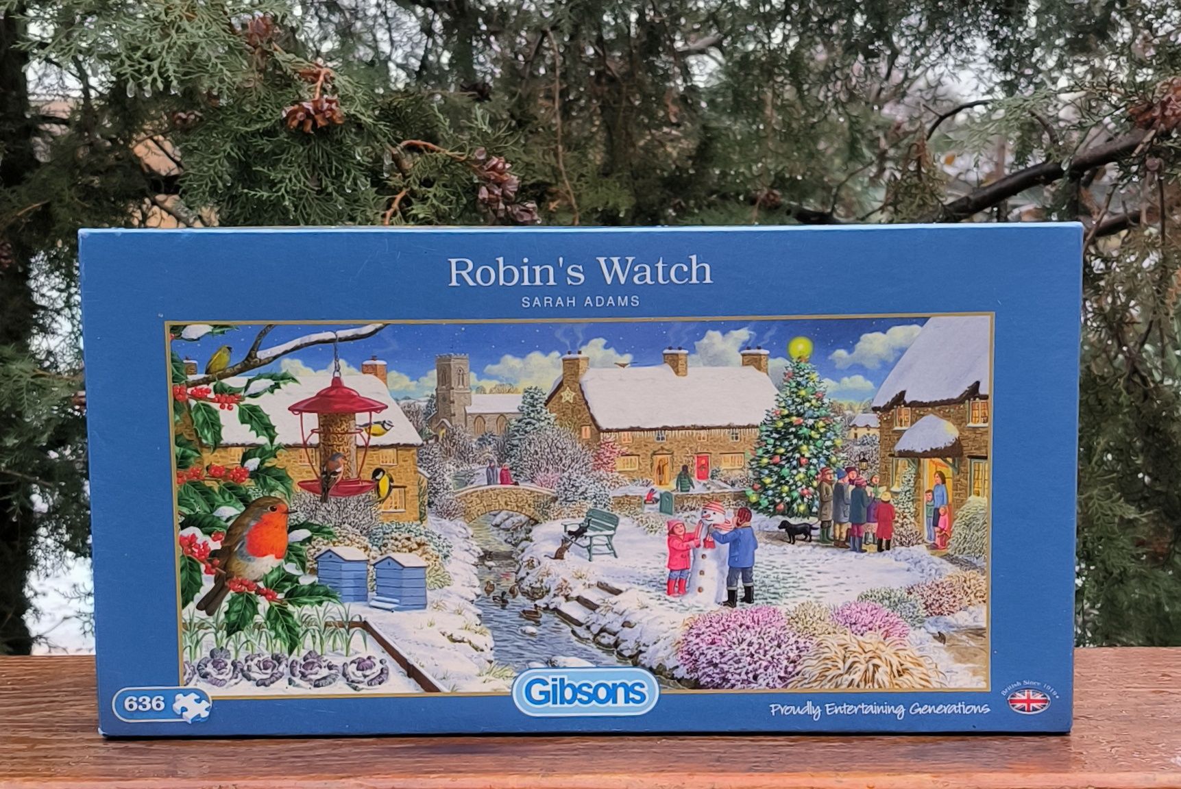 Пазли Gibsons Robin's watch 636 елементів.