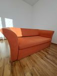 Sofa z funkcją spania orange