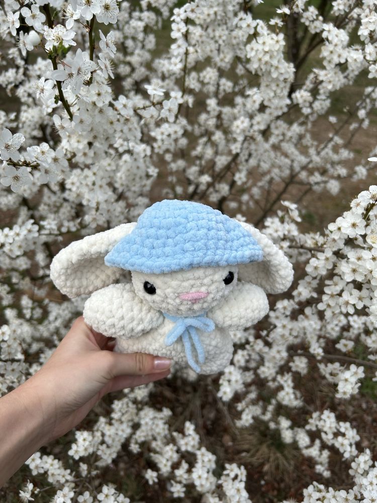 Pluszanka królik ba szydełku handmade