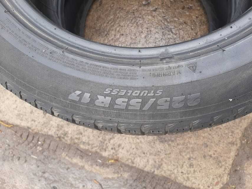 Шини Michelin резина пара зима 225/55 р17 зимова гума Мішелін
