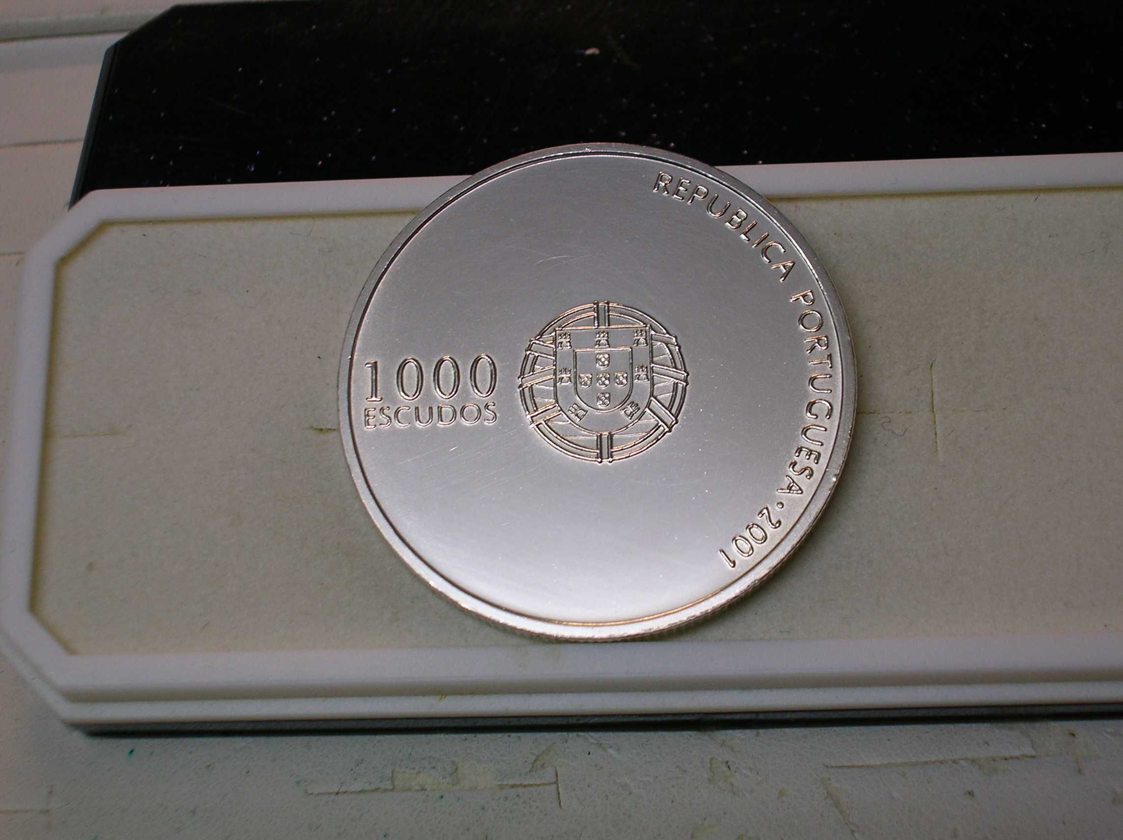 Moeda 1000$00 - EURO 2004 / 2001 / PRATA