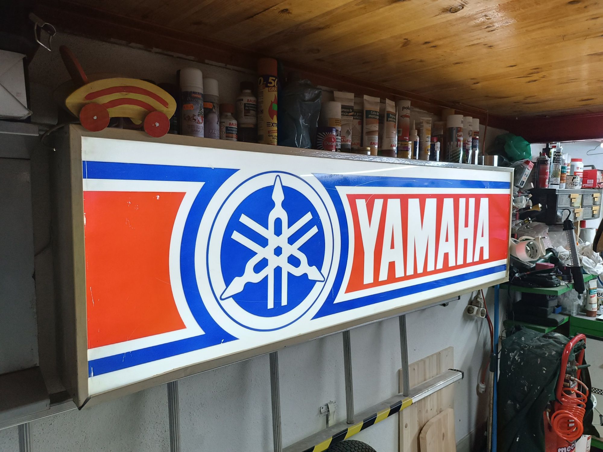 Yamaha placard/publicidade vintage