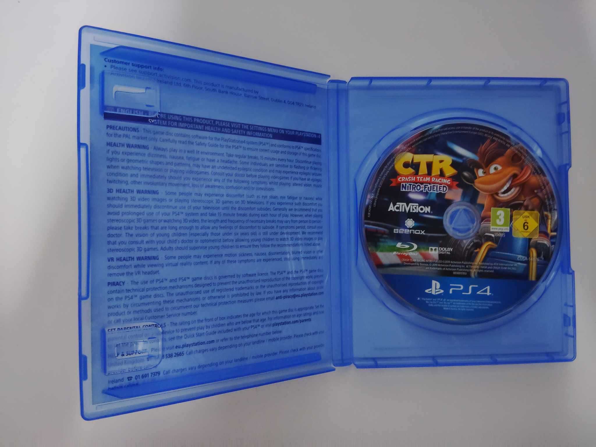 Crash Team Racing Nitro-fueled PS4 Angielska wersja gry ctr