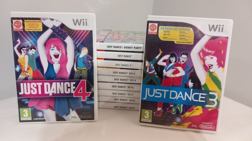 Wii just dance, 2, 3, 4, 2014, 2015, 2016, 2017, 2018, 2019