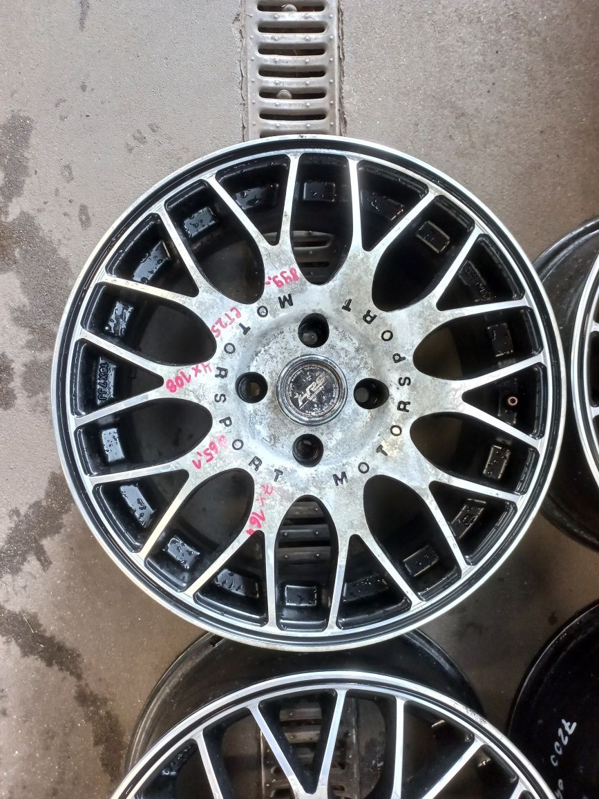 Felgi aluminiowe MotorSport 16" 4x108 do Citroen, Opel, Peugeot