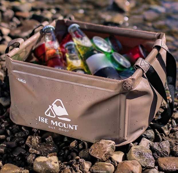Pojemnik na wodę na z uchwytem do biwakowania, wędkowania, 15 l