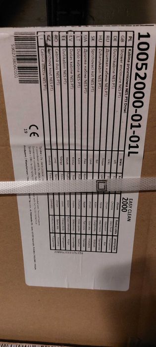Kabina Radaway Nes PTJ 80x80 cm drzwi lewe+brodzik niski syfon Lublin
