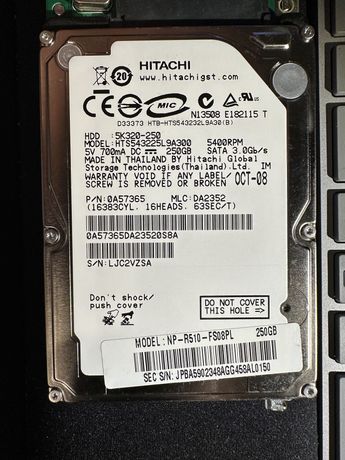 Dysk Hitatchi HTS543235L9A300 250 GB w obudowie na eSATA/USB 2.0