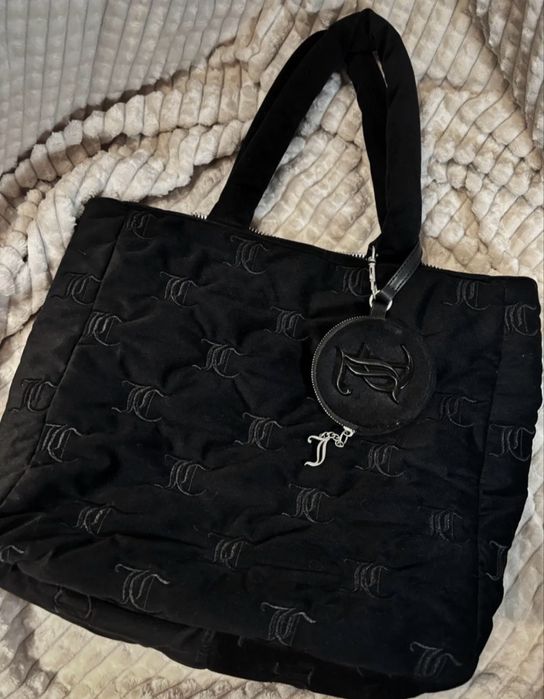 Juicy Couture Czarna torebka oryginalna duża