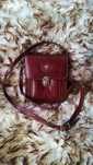 MADE IN ITALY urocza mini torebka listonoszka pasek klamra Vintage