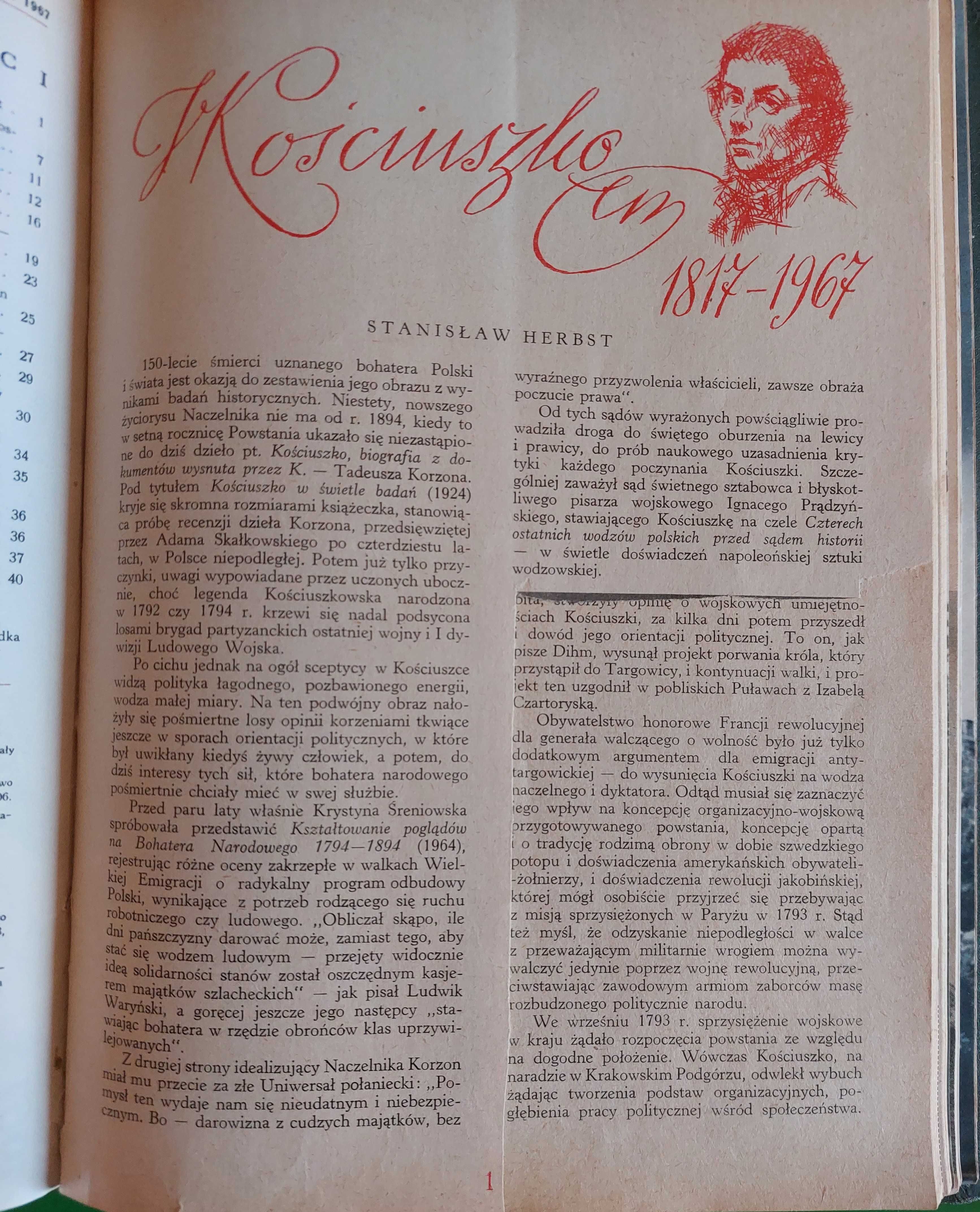 Magazyn historyczny "Mówią Wieki", PRL, roczniki 1966 i 1967
