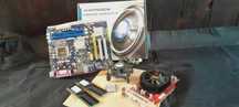 Zestaw LGA 775 | Foxconn G41MXE | Pentium E5500 | 4 GB DDR3 | 9800 GT