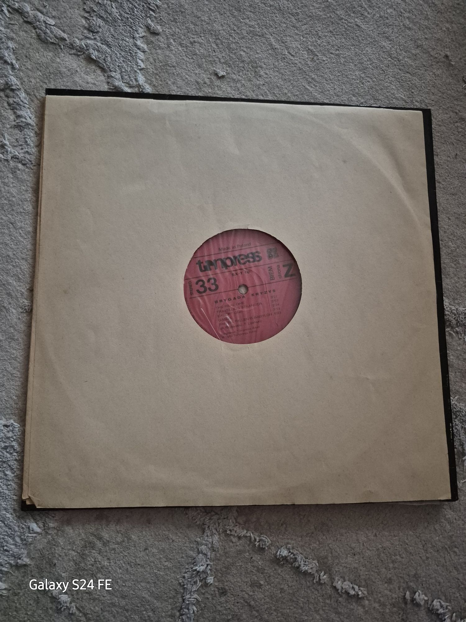 Płyta winylowa/Brygada Kryzys -Brygada Kryzys/1982r.