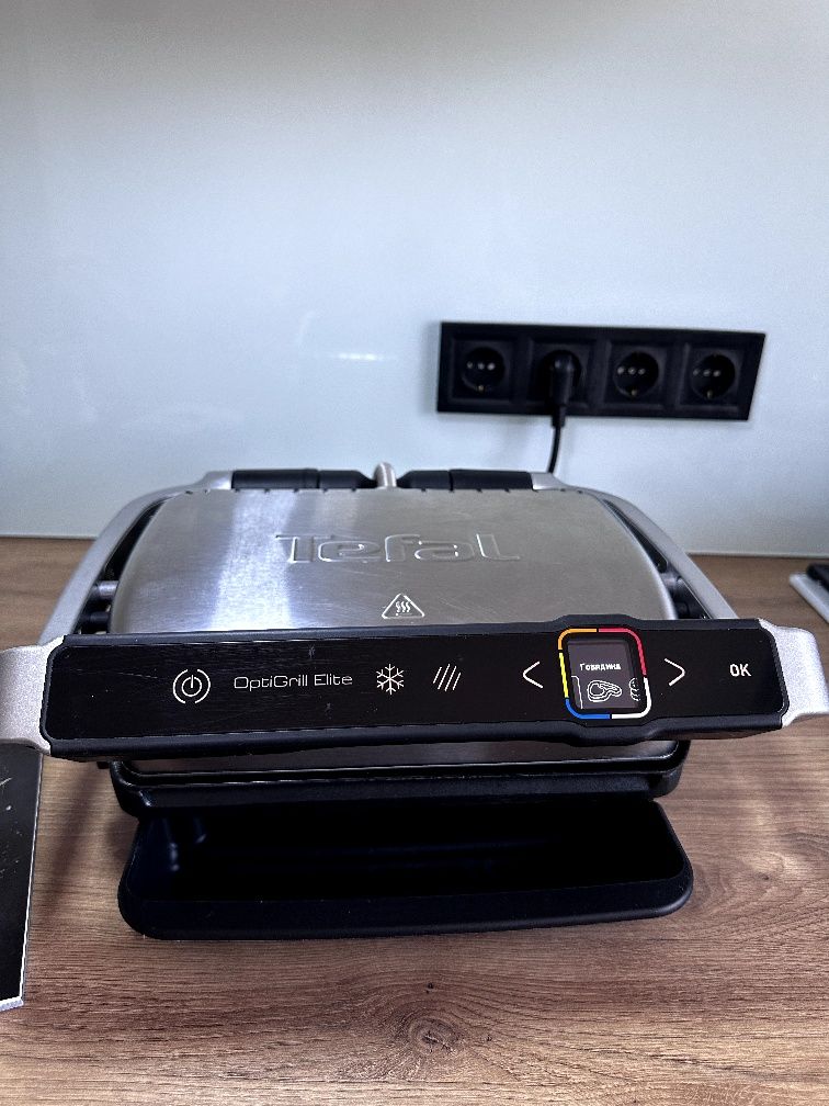 Tefal OptiGrill Elite електричний гриль GC750D30