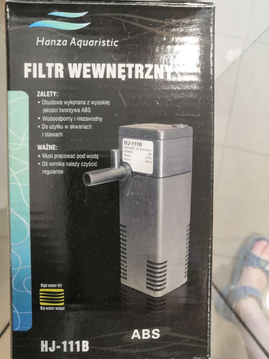 Filtr wewnętrzny do akwarium