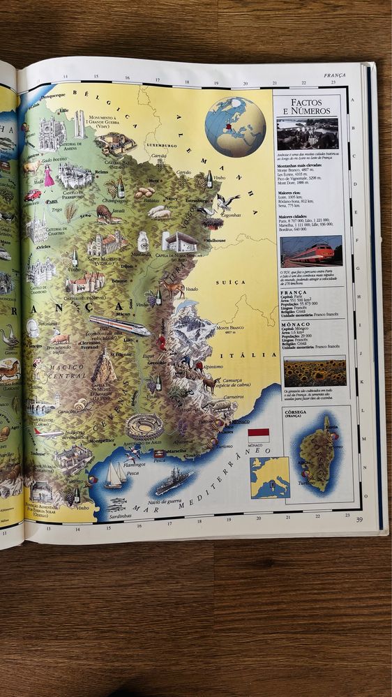 Atlas ilustrado - 3 volumes