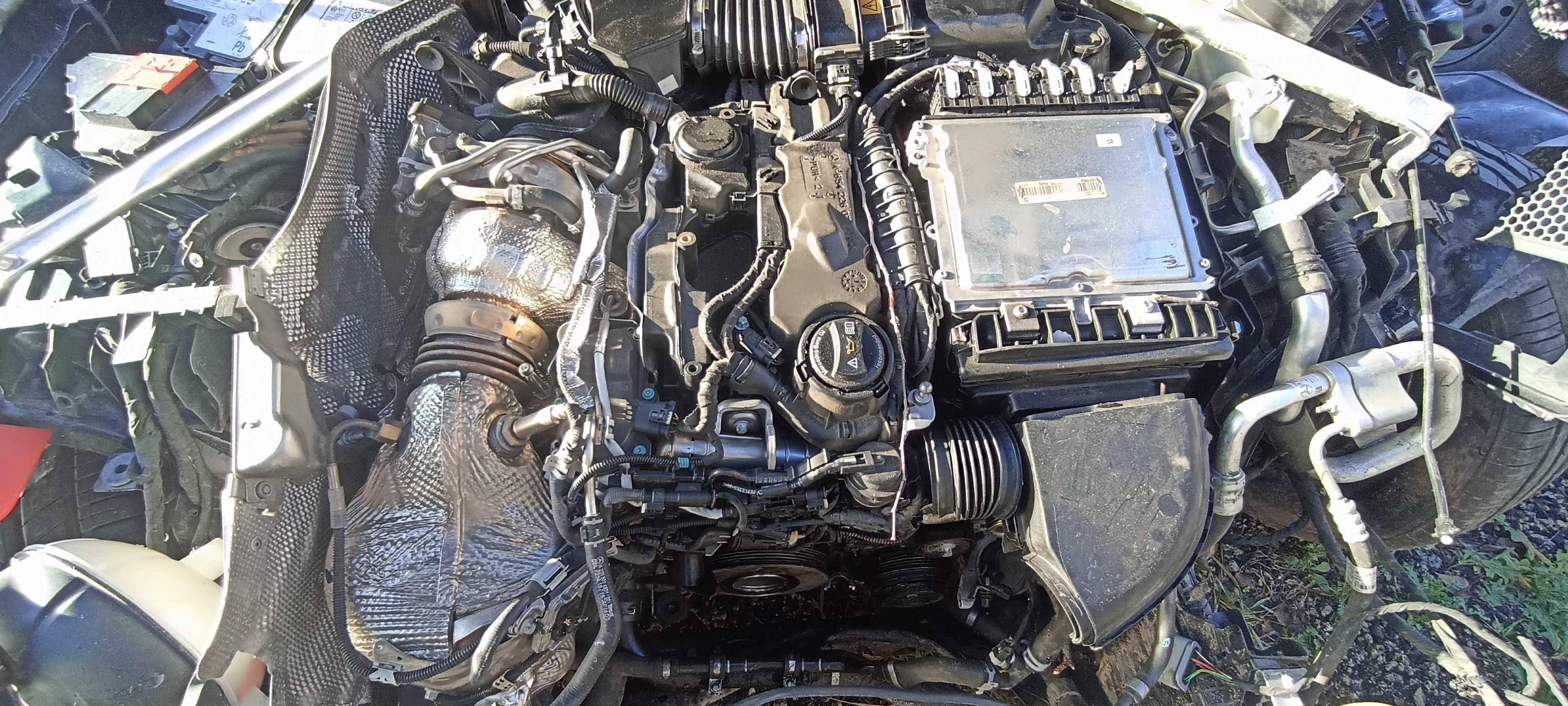 silnik 654.916 mercedes c-klasa w205 c 200 160km 1.6 d