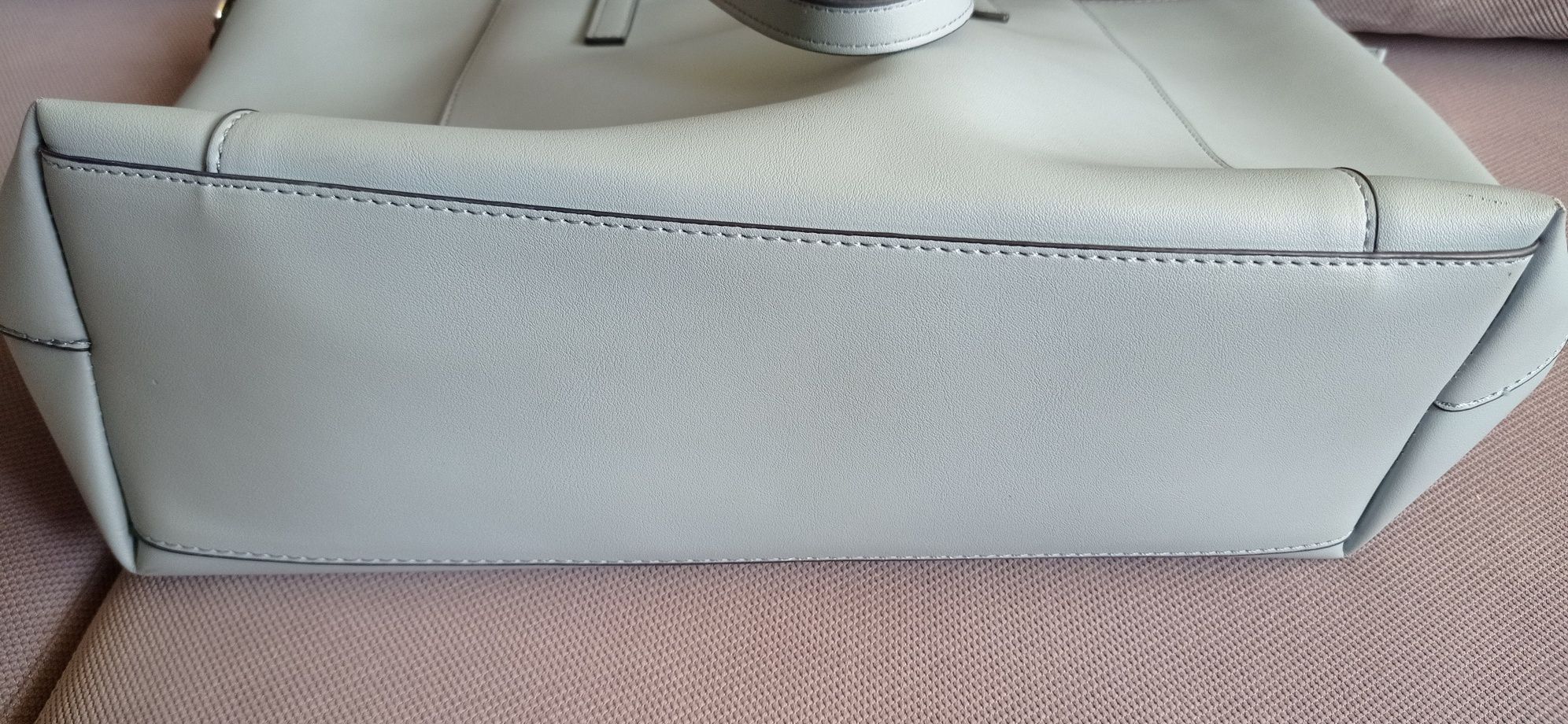 Torba duża shopper marki Briciole błękitna A4