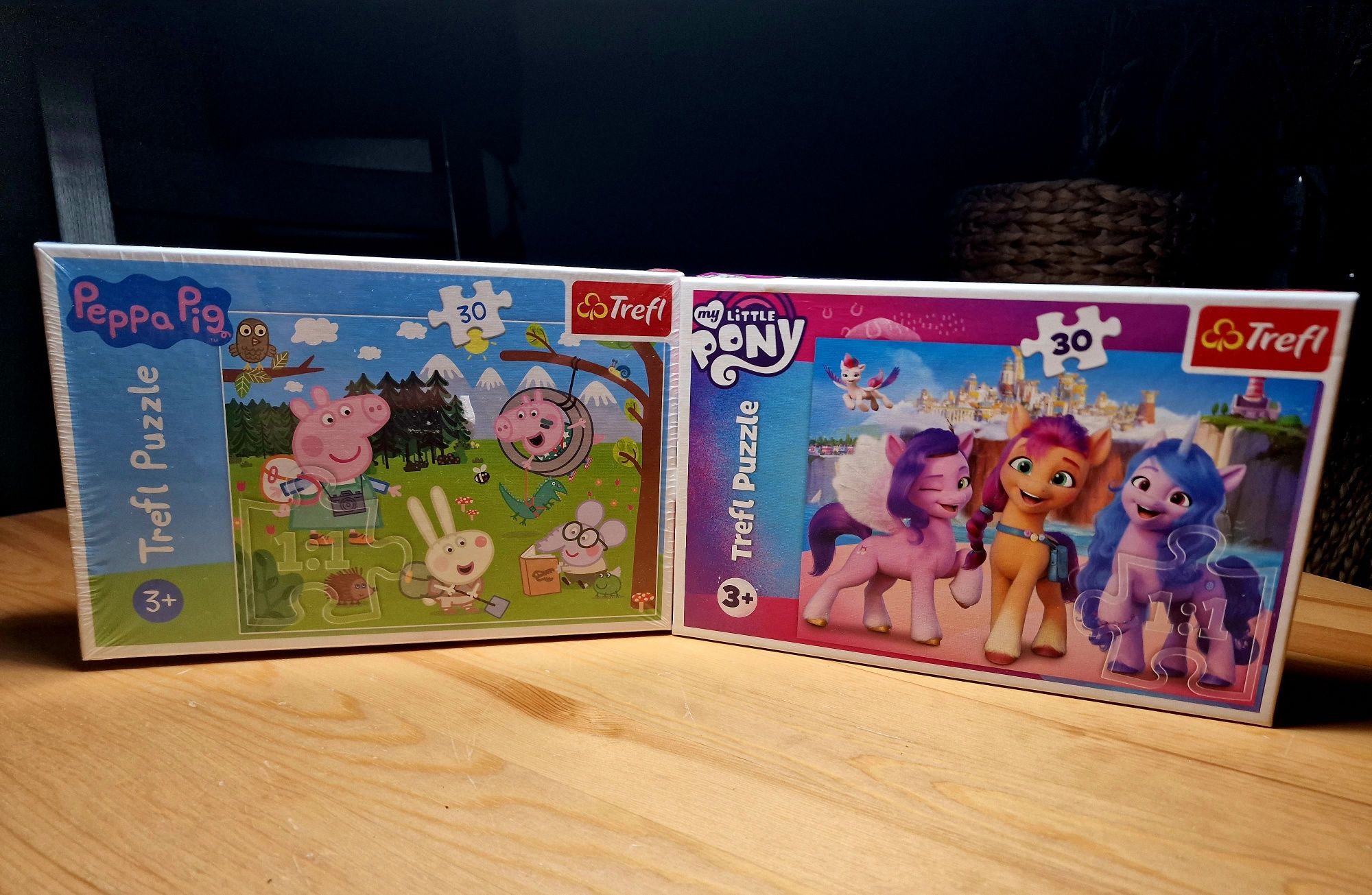 Trefl puzzle Świnka Peppa i My Little Pony