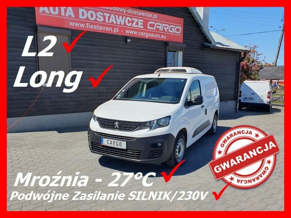 Peugeot PARTNER  Chłodnia/Mroźnia L2 LONG Klima Podwójne Zasilanie SILNIK/230V //