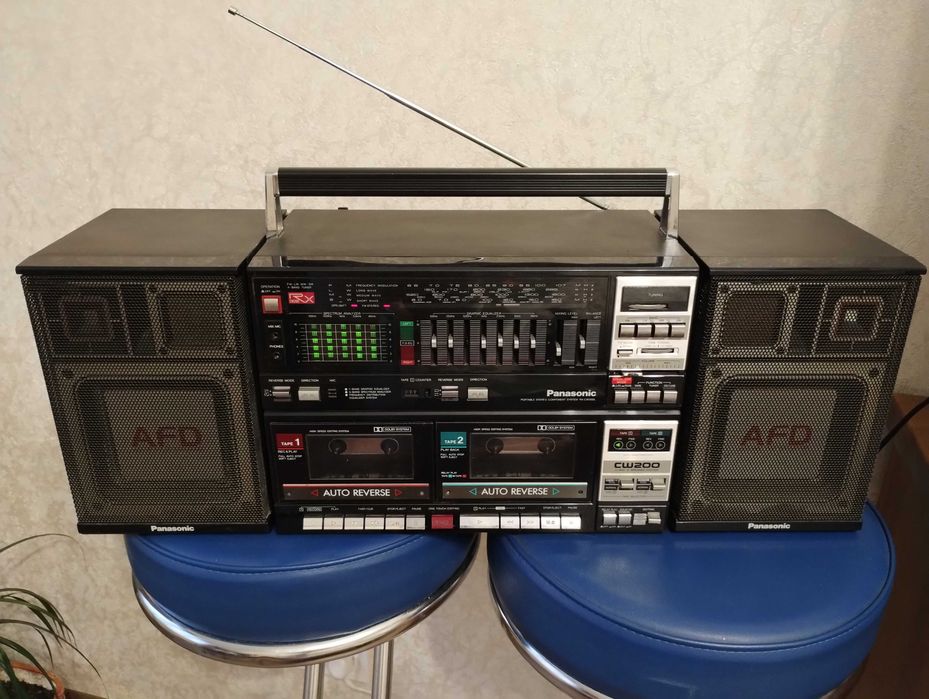 Магнитола Panasonic RX-CW200L (Тюнер AUX) Магнитофон Панасоник Япония