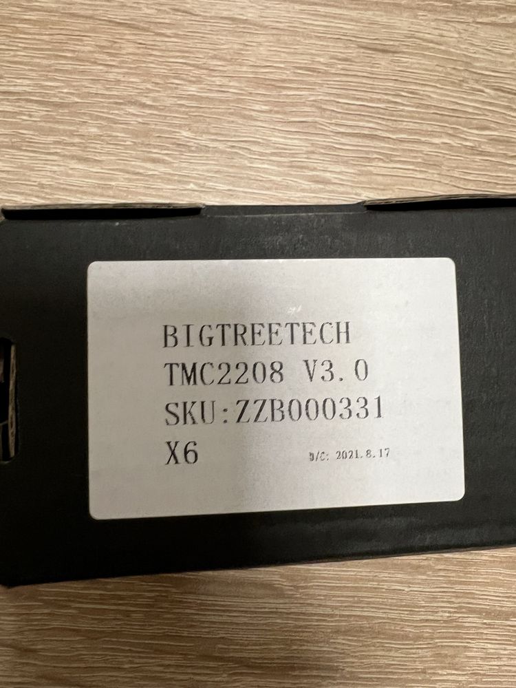 Драйвер шагового двигателя Beegtreetech TMC2208 V3.0 (DIY)