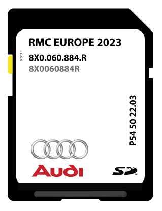 Karta SD Mapa do nawigacji Audi RMC 2023