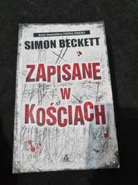 Książka kryminalna Simon Beckett Zapisane w kościach