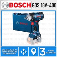 Гайковерт акумуляторний ударний Bosch GDS 18V-400 Безщітковий