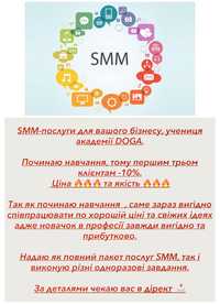 SMM послуги для вашого бізнесу