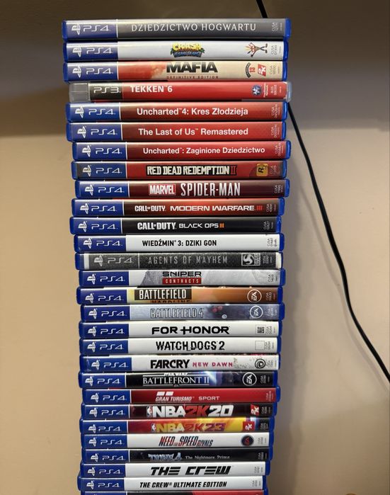 Gry na PS4- duzy wybor, wszystko sprawne.