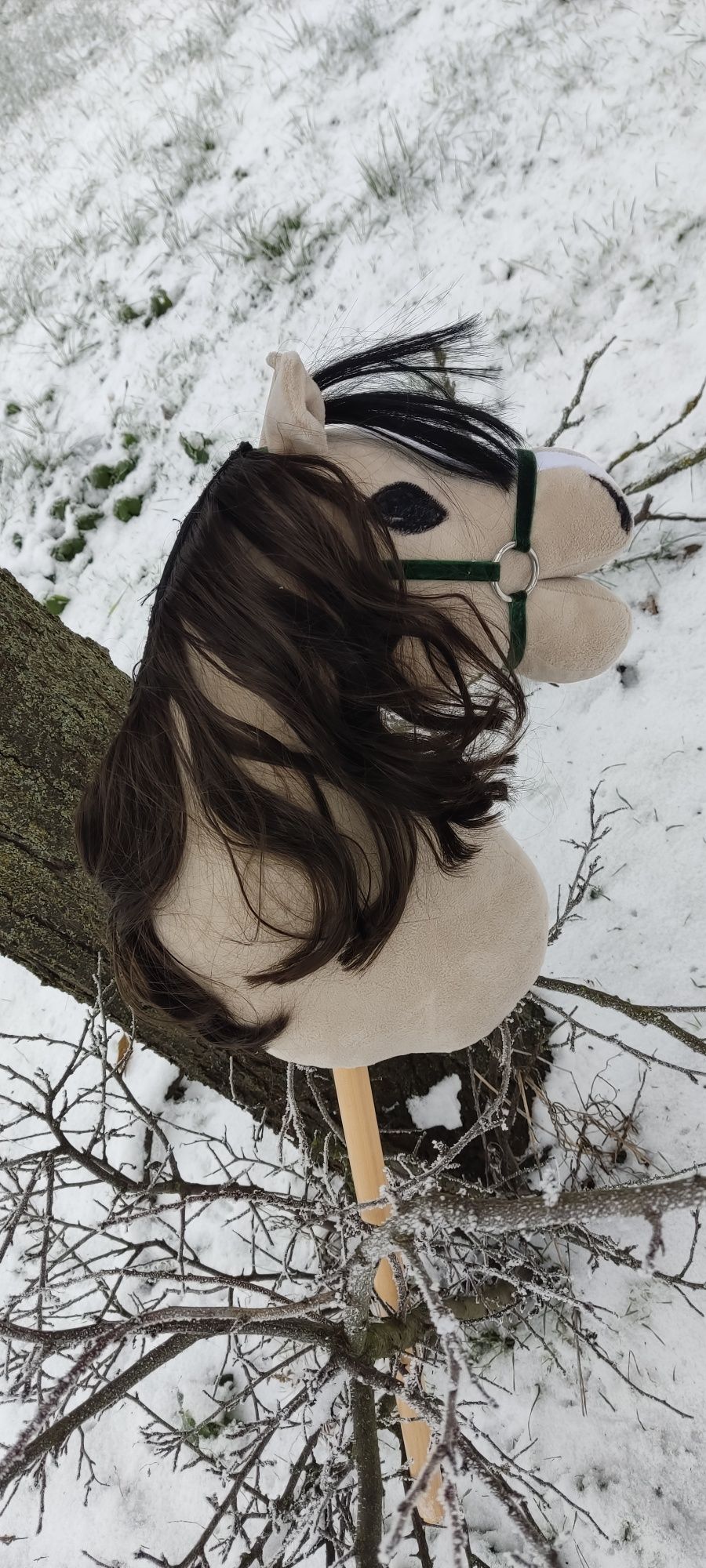 Hobby horse koń na kiju handmade