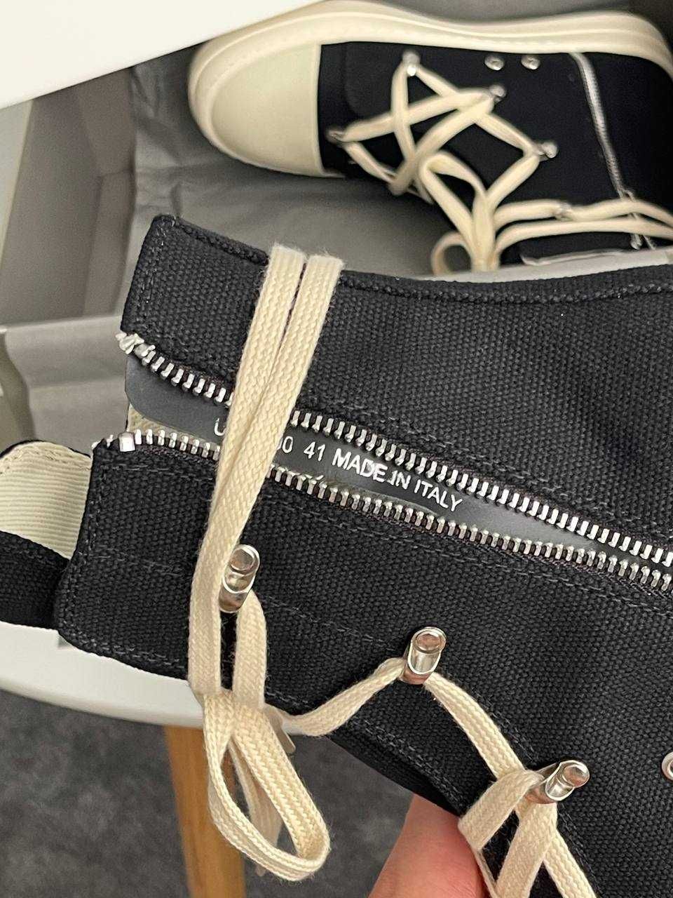 Кеди Rick Owens DRKSHDW Hexagram Black Milk PREMIUM рік овенс чорні