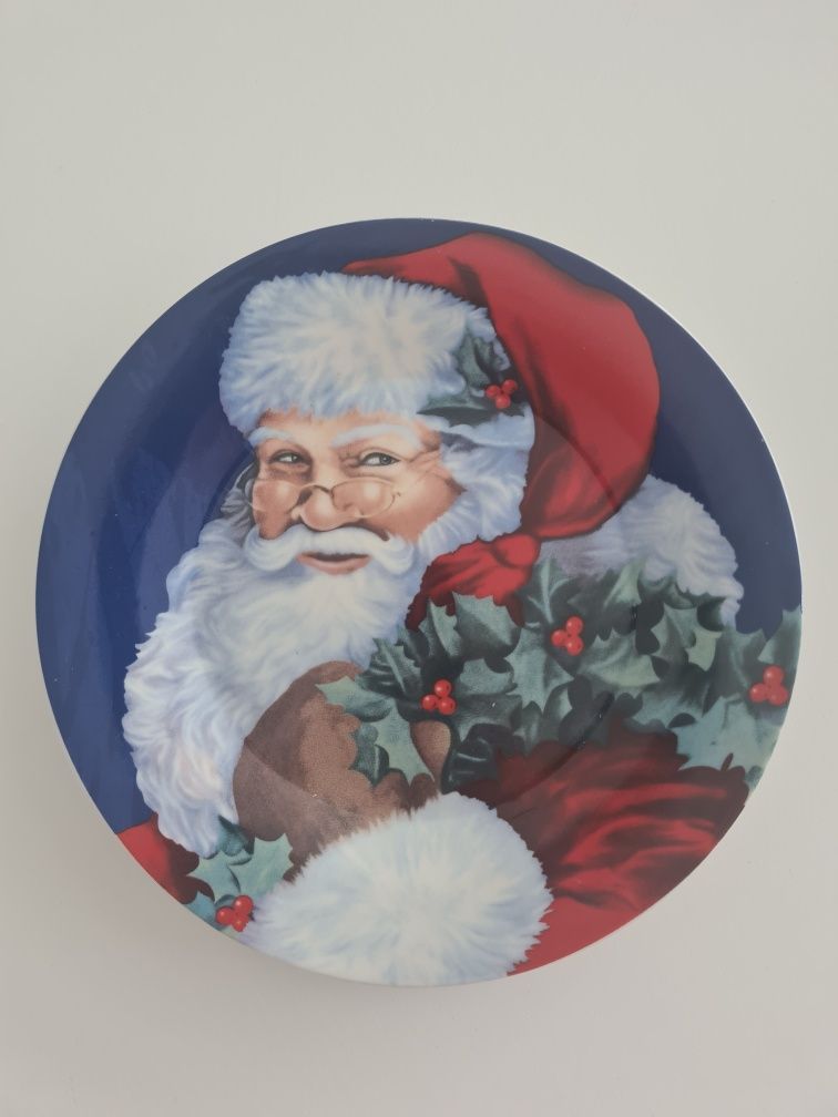 Kolekcjonerski talerz święty Mikołaj