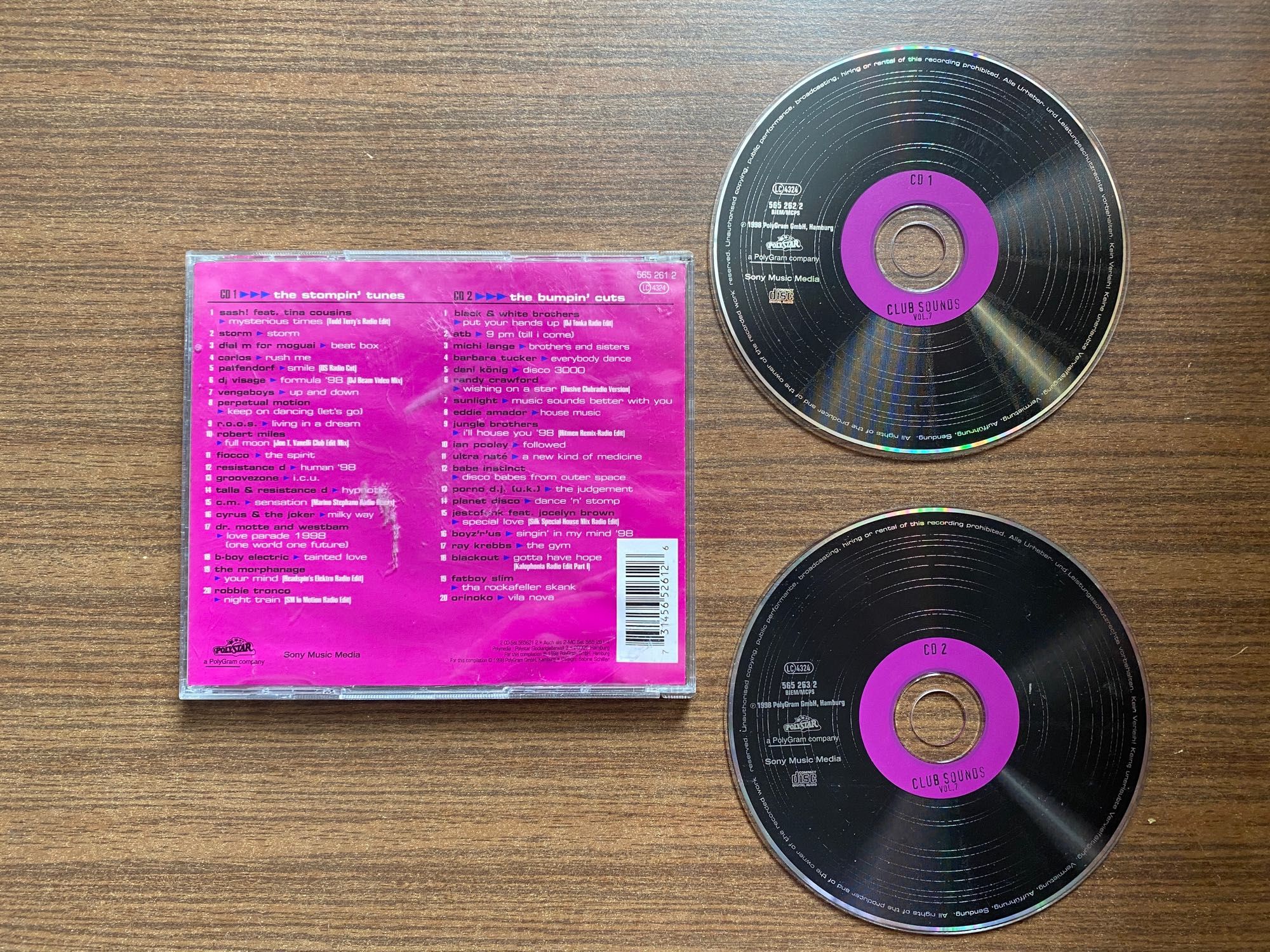 Музыкальный CD "Club Sounds Vol.7" (2 CD) (немецкий оригинал)