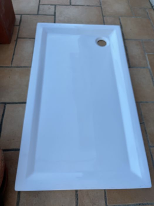 Base de duche branca sensea