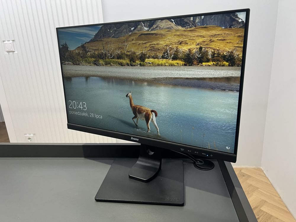 Monitor iiyama ProLite XUB2493HS – 4 sztuki, stan idealny, pivot
