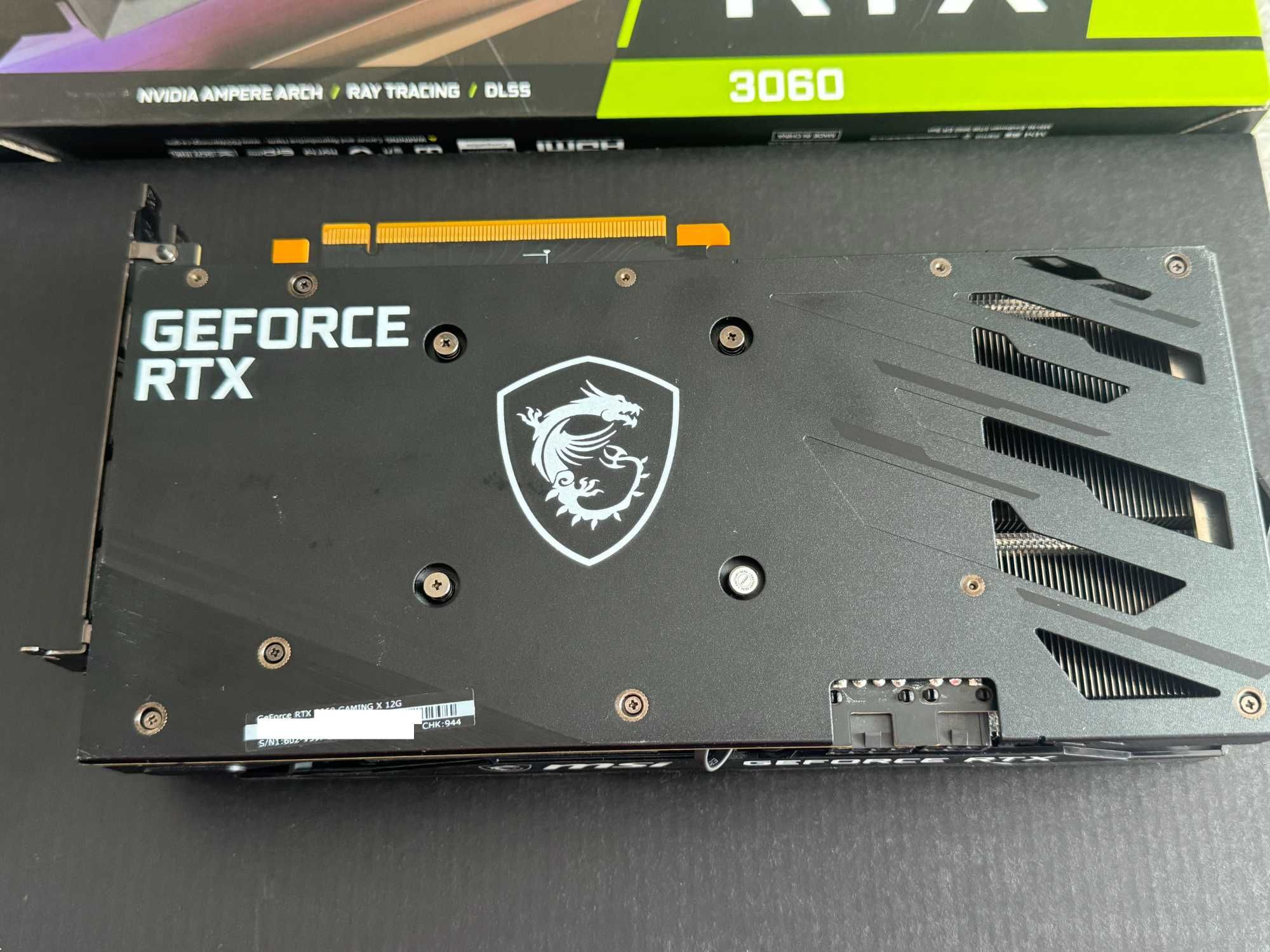 Karta graficzna MSI GeForce RTX 3060 GAMING X 12GB GDDR6 RGB GW12M