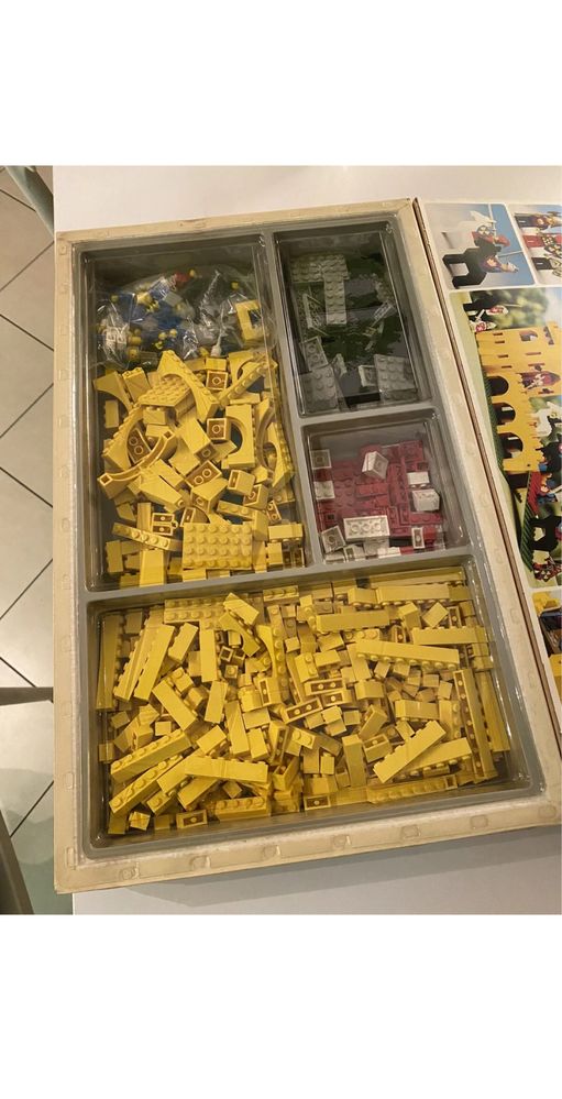 LEGO 375 żółty zamek 1978 yellow castle
