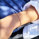 Bransoletka kuleczki hematytu w kolorze różowego złota – Srebro 925