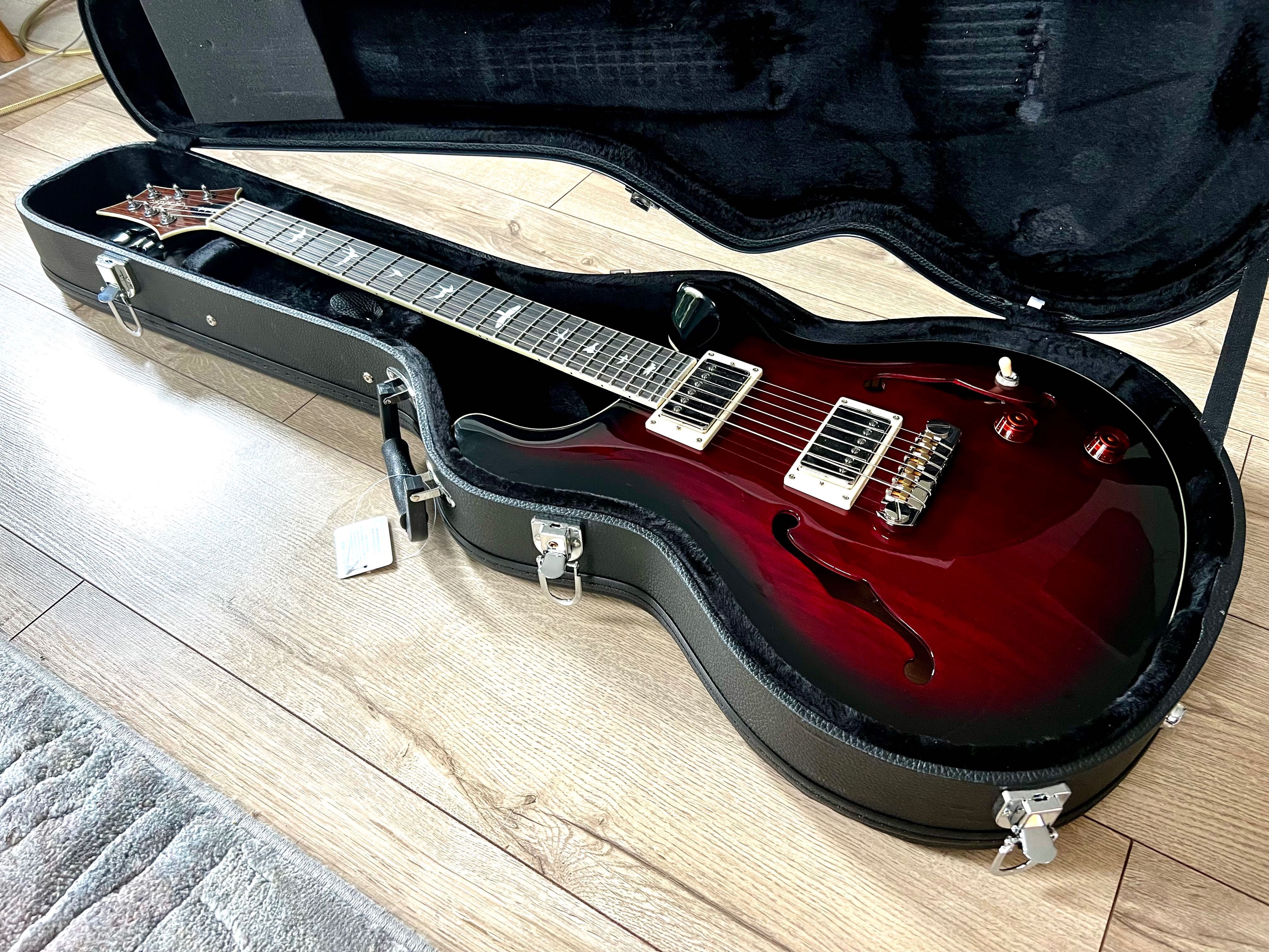 Sprzedam PRS Hollowbody II SE Fire Red Burst na gwarancji + po lutniku