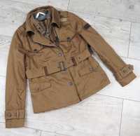 SUPERDRY_Limited_krótki płaszcz_military_100% bawełna_L