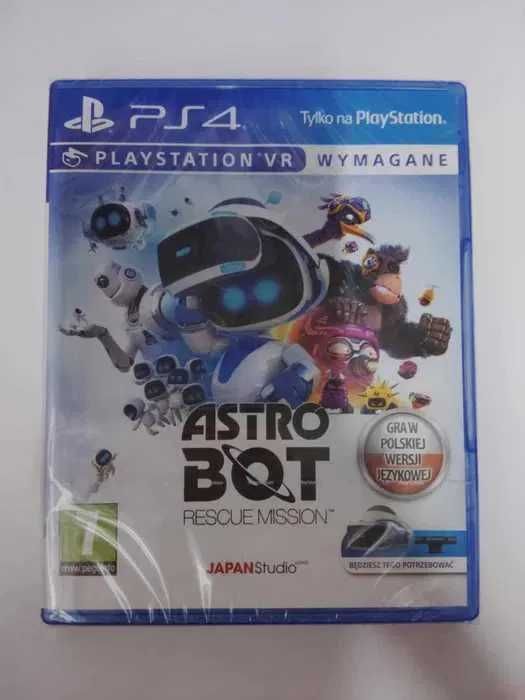 NOWA Astro Bot Rescue Mission VR PS4 Polska wersja folia nówka