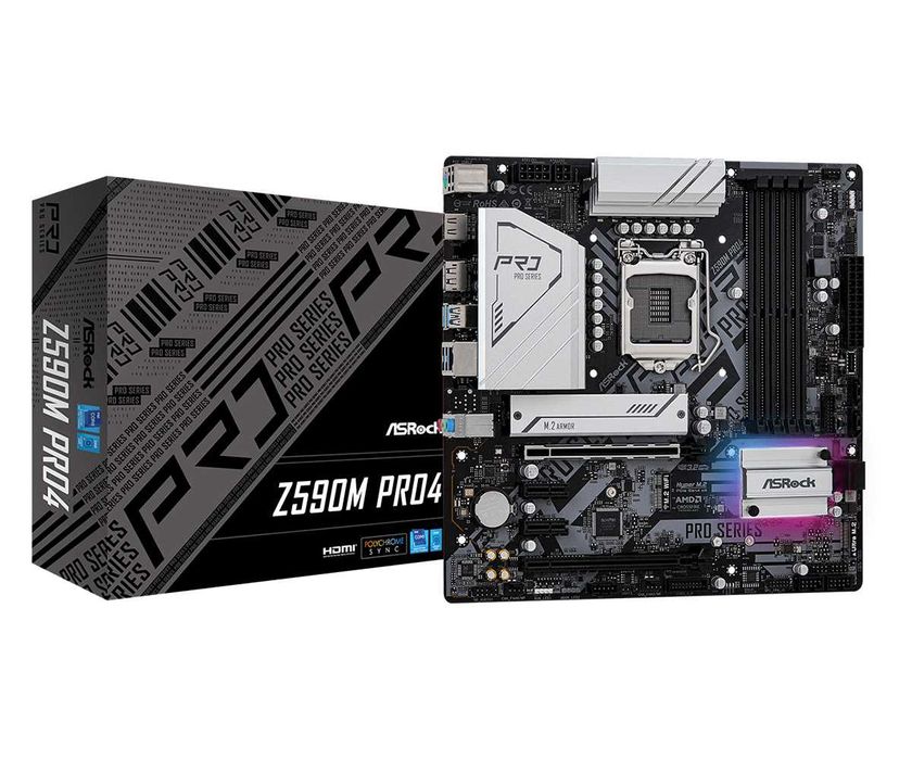 Комплект Asrock Z590M Pro4 /I7 11700/ ОЗУ 64Гб/4*16 G. Skill 3200 ddr4