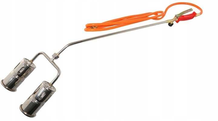 Palnik gazowy lutowania papy DEKARSKI 2 DYSZE DŁUGI 100cm VERKE