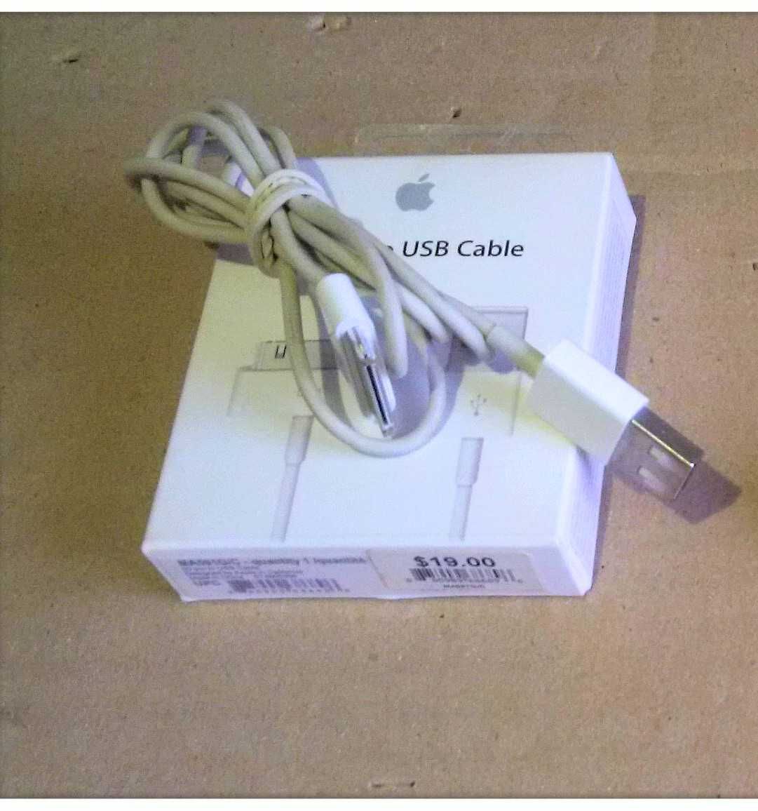 Original apple usb data cable 30pin Оригінальни кабел перехід ma591g/c