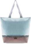 DE8 Duża Torba Plażowa Zakupowa Shopper Na Ramię FOR TIME