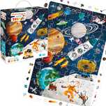 CzuCzu Obserwacyjne puzzle Kosmos 60 elementów +plakat edukacyjny